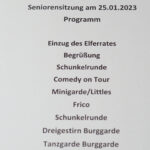 Seniorenkarnevalssitzung Brüggen 2023